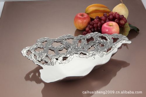 隔离电镀 果盘 陶瓷工艺品 家饰摆件 装饰摆设礼品,厂家直销产品